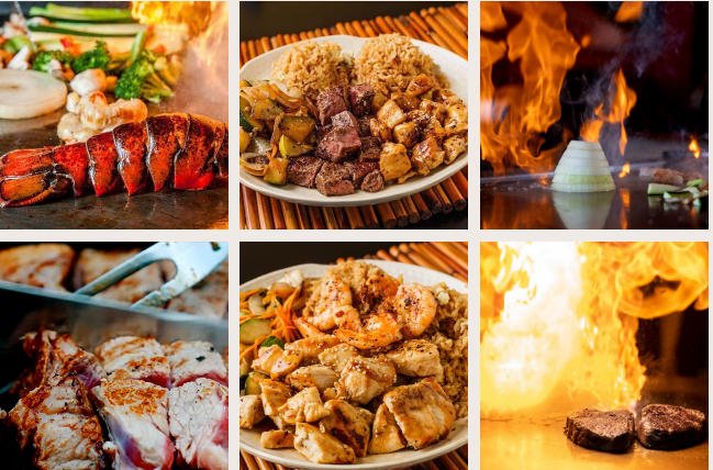 Menus in Hibachi