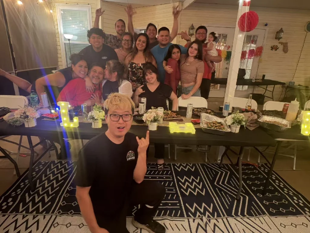 hibachi party at home